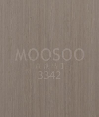 Folheado de madeira de grão de linha prateada